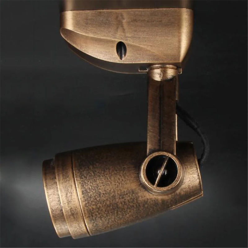 Axyaa Vintage Brown COB Spotlights LED Ceiling Mounted Rail Track Lamp