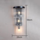 Axyaa Crystal Wall Lamp: Nordic Influencer-Style Light Luxury for Bedroom and Aisle Decor