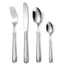 Axyaa Retro Wheat Ears Cutlery Set - Stainless Steel Steak Knife Fork Spoon Teaspoon