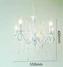 Axyaa Retro Loft Crystal Chandelier for Dining Room and Cafe