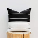 Axyaa Black Nordic Decor Cushion Cover 18x18 for Boho Living Room Décor