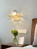Axyaa Moon Bedside Sconce Wall Lamp - Modern Japanese Design