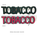 Axyaa 20" LED Neon Sign - 'TOBACCO' - Super Bright Lights - Indoor Display