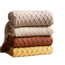 Axyaa Nordic Knit Faux Cashmere Sofa Blanket with Tassels