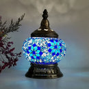 Axyaa Turkish Mosaic Table Lamp - Handcrafted Vintage Glass Art Deco Bedside Light
