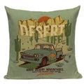 Axyaa Cactus Desert Decor Pillow Covers Scenery Floral Cushion Case