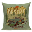 Axyaa Cactus Desert Decor Pillow Covers Scenery Floral Cushion Case