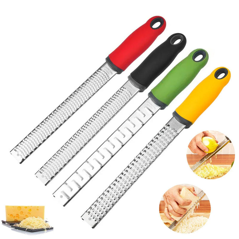Axyaa Stainless Steel Lemon Cheese Grater Fruit Cutter Grinder Kitchen Tool