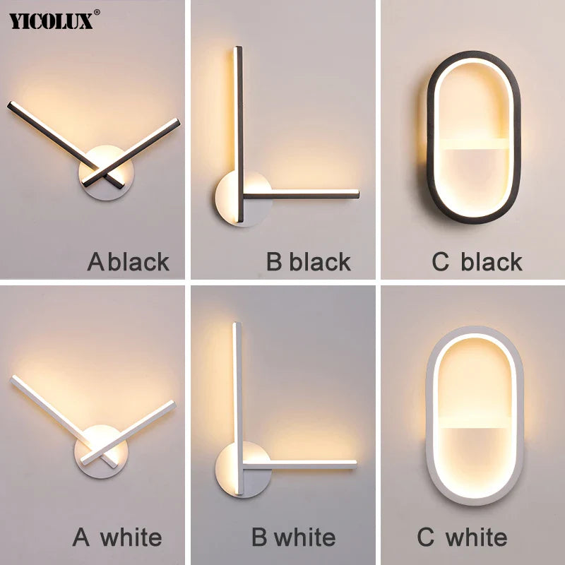 LED Wall Lamp for Modern Living Room & Bedroom, Axya Indoor Lighting Sconce