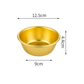 Axyaa Korean Rice Wine Bowl Dipping Sauce Aluminum Container Ramen Noodle Seasoning Bowl
