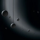 Axyaa Moon Cement Pendant Light: Industrial Style Minimalist Decor