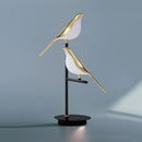 Axyaa Postmodern Bird LED Floor Lamp Golden Luxury for Living Room & Bedroom