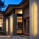 Axyaa Gold LED Wall Sconce: Waterproof Dimmable Outdoor Light