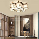 Axya Modern Led Chandeliers Chinese Style Ceiling Lights Bedroom Living Room Decor