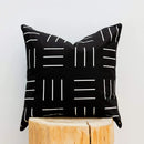 Axyaa Black Nordic Decor Cushion Cover 18x18 for Boho Living Room Décor