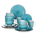Axyaa Vintage Porcelain Dinnerware Set - Dinner, Dessert Plate, Bowl, Mug Set