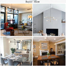 Axyaa Long Pole Pendant Light: Modern Nordic Design, E27 LED Bulb Included