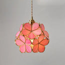 Axyaa Flower Glass Pendant Lights - Modern LED Hanging Lamp for Dining Decor