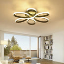 Axyaa LED Ceiling Lights: Remote Control Chandelier for Home Decor