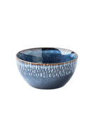 Axyaa Hand-Painted Ceramic Noodle Bowl 5-Inch - Kiln Glazed, Anti-Scalding, Household Eating Bowl