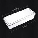 Axyaa Stainless Steel Serving Tray with Lid, Rectangle Buffet Organizer & Food Storage
