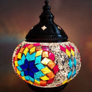 Mediterranean Style Turkish Table Lamp by Axyaa: Hand-Inlaid Glass Mosaic for Bedroom & Living Room
