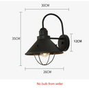 Axyaa Outdoor Garden Wall Lamp Black Light for Balcony Park Courtyard