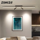 Axyaa Black LED Ceiling Light: Modern & Elegant for Living Room, Bedroom, Kitchen & Aisle
