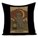 Axyaa Retro Pet Pattern Cushion Cover - Decorative Sofa Linen Pillow Case