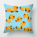 Axyaa Dog Print Cushion Cover 45X45CM Home Sofa Decor Pillow Case