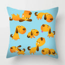 Axyaa Dog Print Cushion Cover 45X45CM Home Sofa Decor Pillow Case