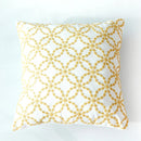 Axyaa Cotton Embroidered Pillow Cover 45x45cm Yellow Blue Pink Red Square