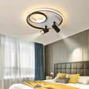 Axyaa Nordic Gold Chandelier Lamp with Dimmable Spotlight & Remote Control