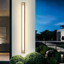 Axya Outdoor Wall Light Modern Black Gold Sconce IP65 Waterproof Villa Garden Lamp
