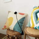Axyaa Tufted Color Block Cushion Cover 45x45cm/30x50cm for Sofa, Bed, Chair