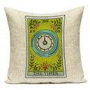 Axyaa Retro Pet Pattern Cushion Cover - Decorative Sofa Linen Pillow Case