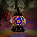 Axyaa Hand-inlaid Glass Mosaic Turkish Night Lamp for Bedroom Living Room