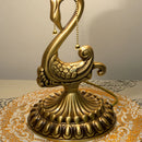 Axyaa Big Swan Shell Craft Lamp, Retro Design for Living Room & Bedroom