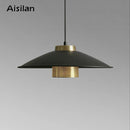 Axyaa Metal Pendant Light with Replaceable E27 Bulb for Dining, Bar, and Cafe