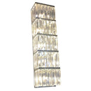 Axyaa Crystal Wall Sconce LED Light: Elegant Bedroom Lighting