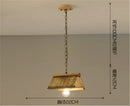 Axyaa Bamboo Pendant Chandelier: Chinese Classic Design for Kitchen, Cafe, Restaurant Lighting