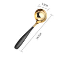 Axyaa Stainless Steel Soup Ladle Long Handle Large Tablespoon Kitchen Utensil