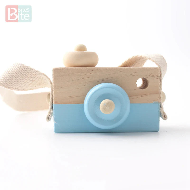 Axya Wooden Camera Pendant Montessori Baby Toy Block