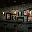 Axyaa Industrial Wheel Pendant Light for Kitchen, Living Room, Bar, Restaurant, Cafe