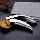 Axyaa Stainless Steel Garlic Press Crusher Ginger Grinder Kitchen Tool