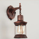 Axyaa Industrial Glass Wall Lamp for Bar Cafe Bedroom Aisle Corridor Stairway