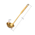 Axyaa 304 Stainless Steel Soup Spoon Colander Kitchen Utensil