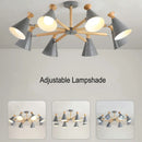 Axyaa Nordic Wood Pendant Lamp for Indoor Home Decor