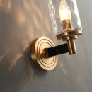 Axyaa Bronze Crystal Wall Lamp LED Sconce for Bedroom Living Room Modern Decor