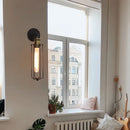 Axya Retro Loft LED Wall Sconce Industrial Iron Cage Guard Lamp Shade Lighting